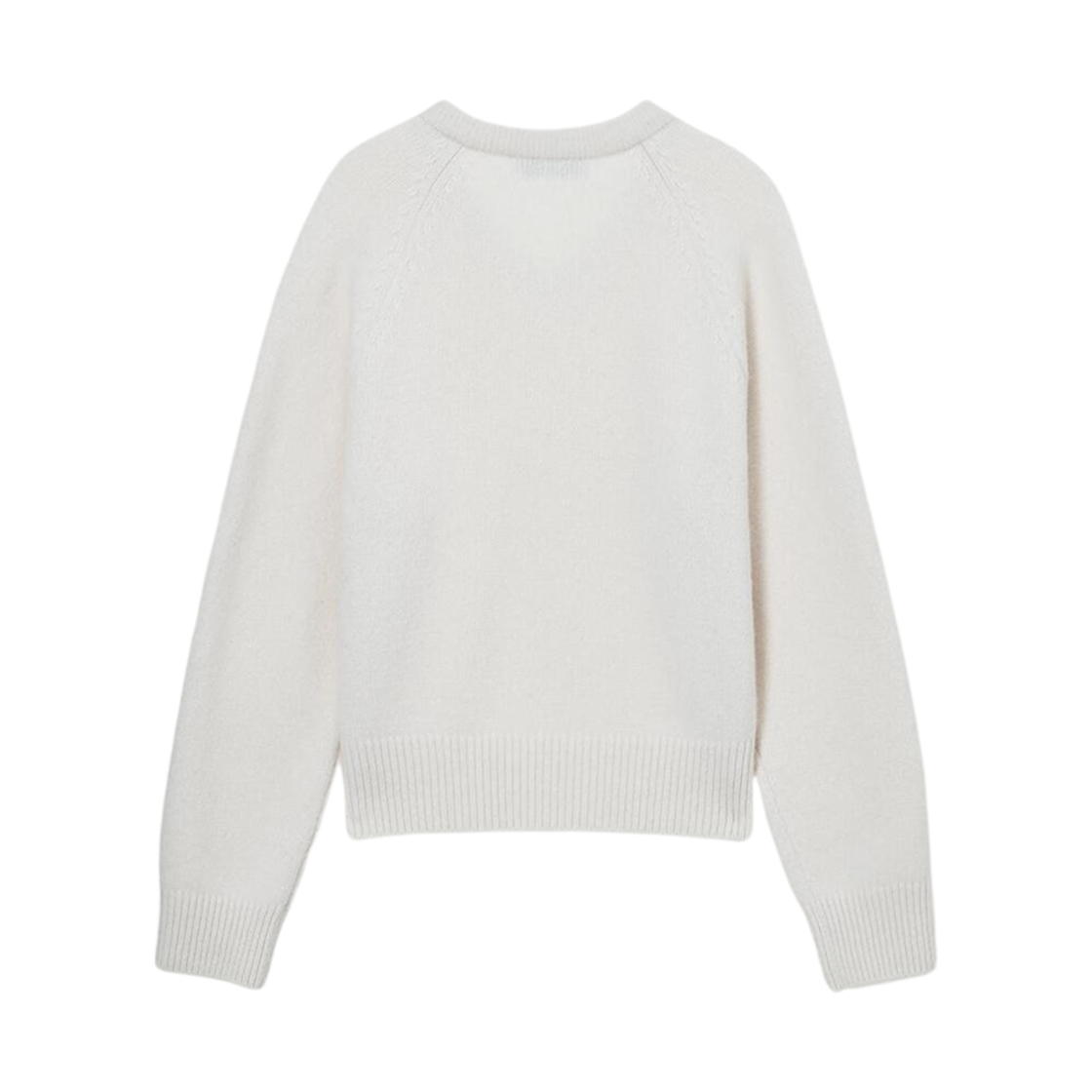 던스트 메리노 울 브이넥 스웨터 크림(Dunst Merino Wool V-Neck Sweater Cream) - 2