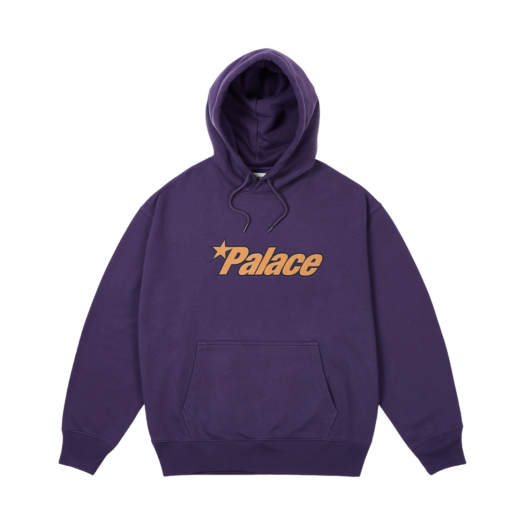 Palace Star Hood Purp - 24FW