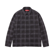Supreme Woven Plaid Shirt Black - 23FW
