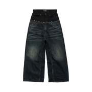 Balenciaga Cut-Up Baggy Pants Black