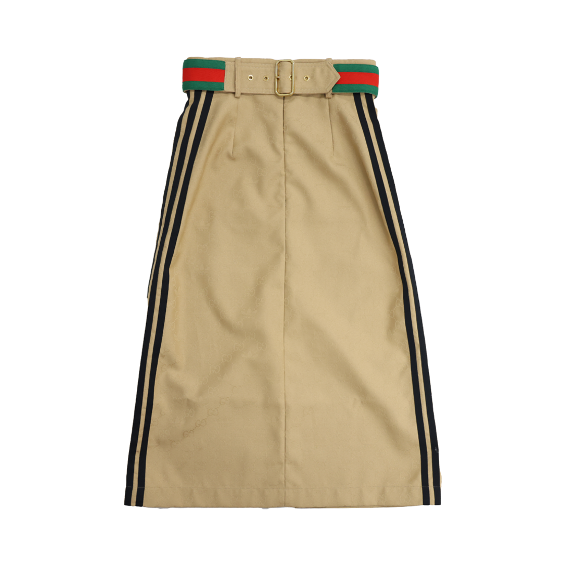 ITOKSBRRE2PE GUCCI x Adidas Jacquard Belt Skirt Polyester Beige