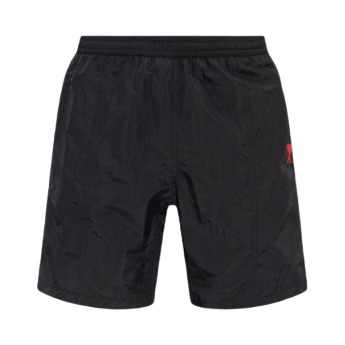 아미 하트 로고 스윔 쇼츠 블랙(AMI de Coeur Swim Shorts Black)