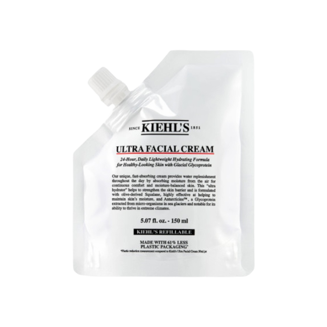 키엘 울트라 훼이셜 크림 리필 파우치 150ml(Kiehl's Ultra Facial Cream Refill Pouch 150ml)