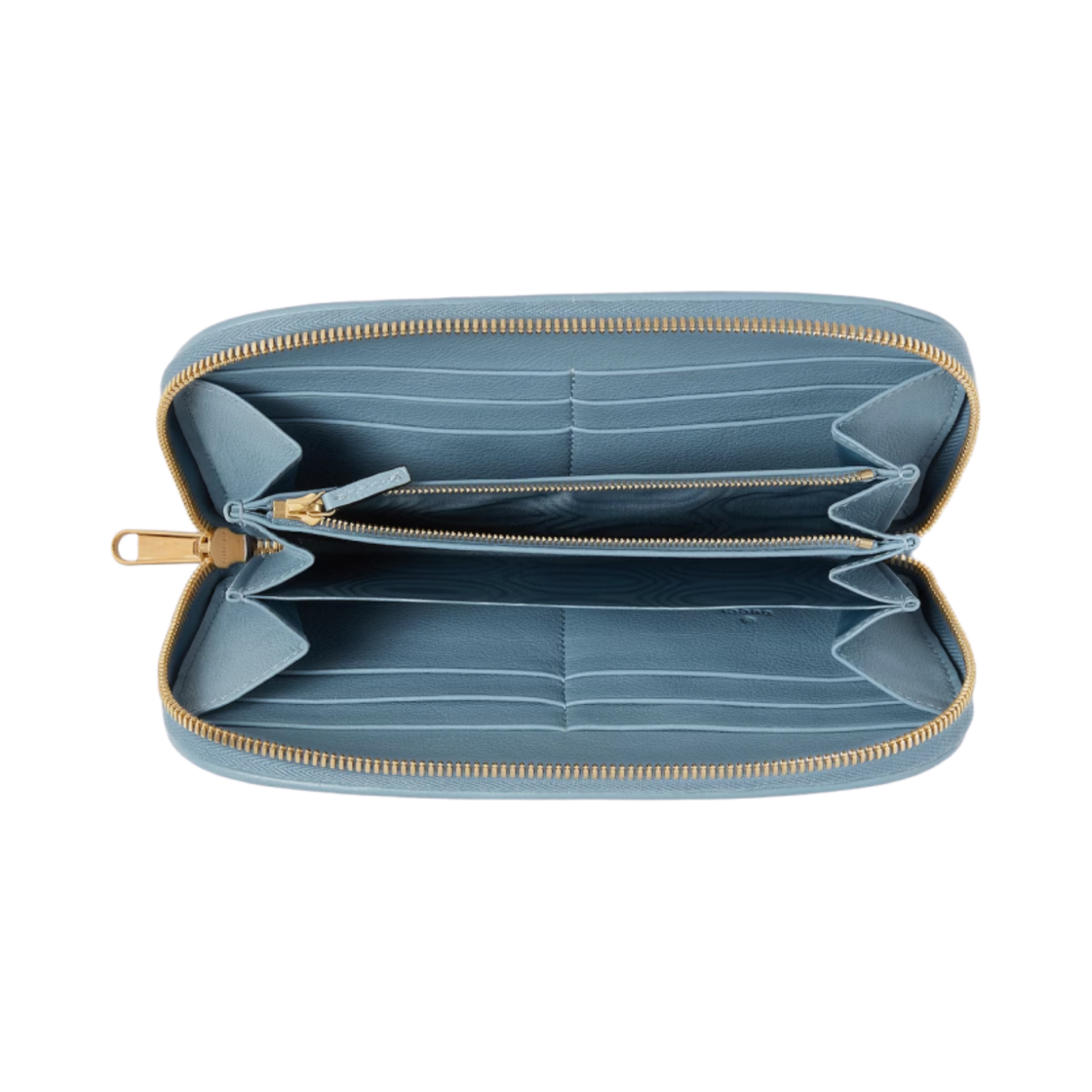 구찌 블론디 집 어라운드 지갑 라이트 블루 레더(Gucci Blondie Zip Around Wallet Light Blue Leather) - 2