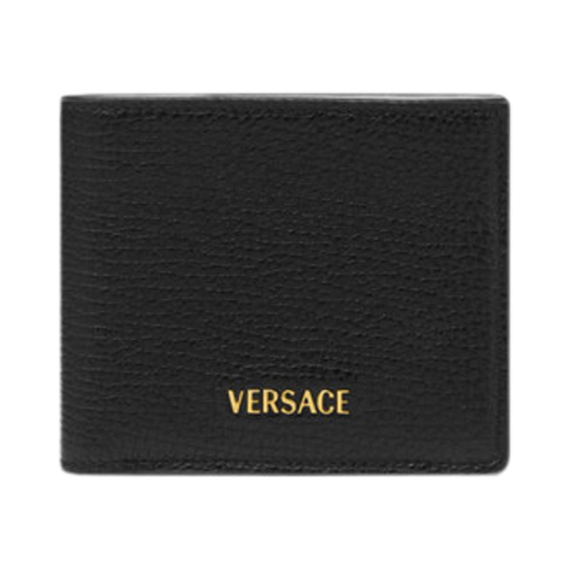 베르사체 미스 반지갑 블랙 골드(Versace Myth Bi-Fold Wallet Black Gold)