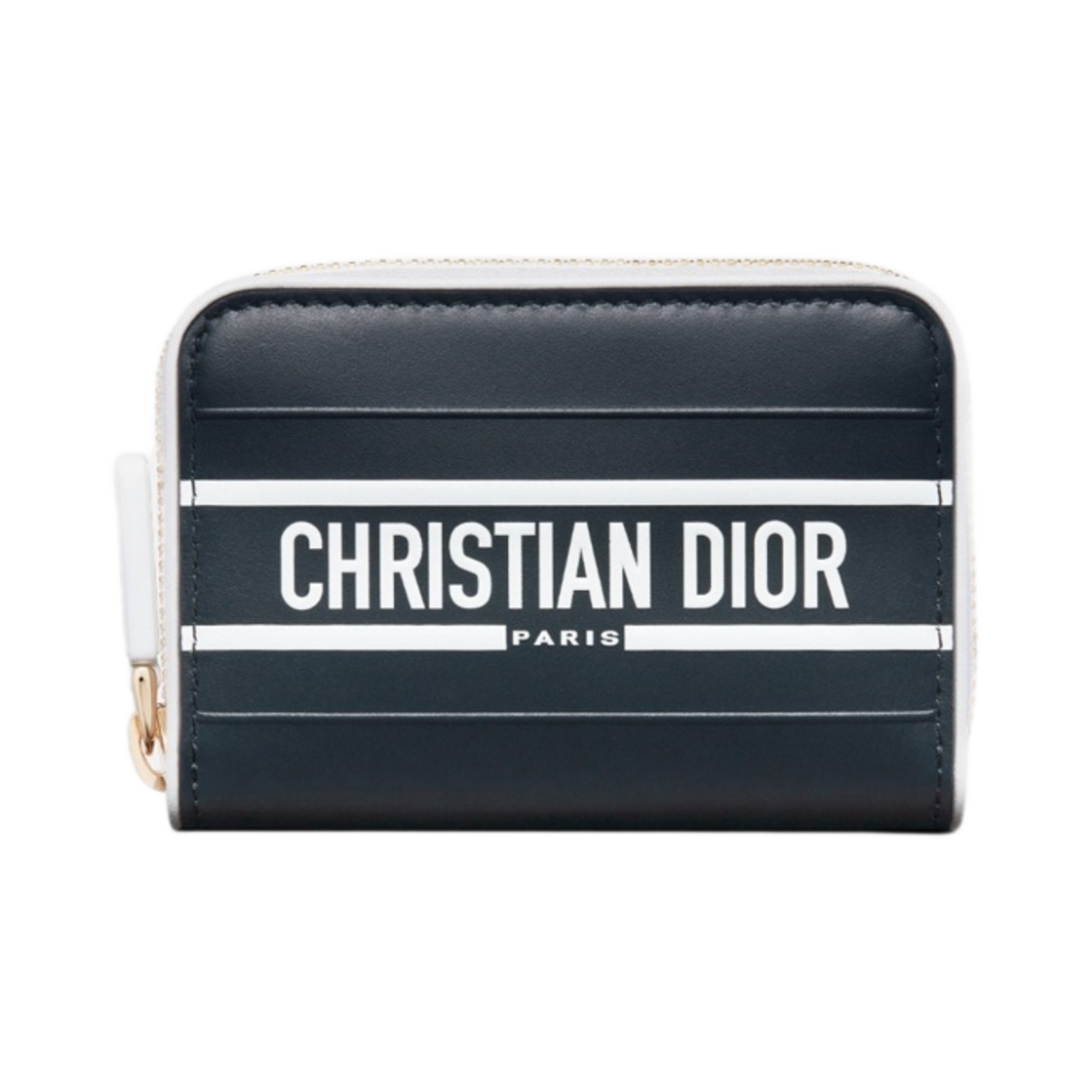 디올 스몰 디올 바이브 보야저 카드 홀더 블루 카프스킨(Dior Small Dior Vibe Voyageur Card Holder Blue Calfskin) - 1