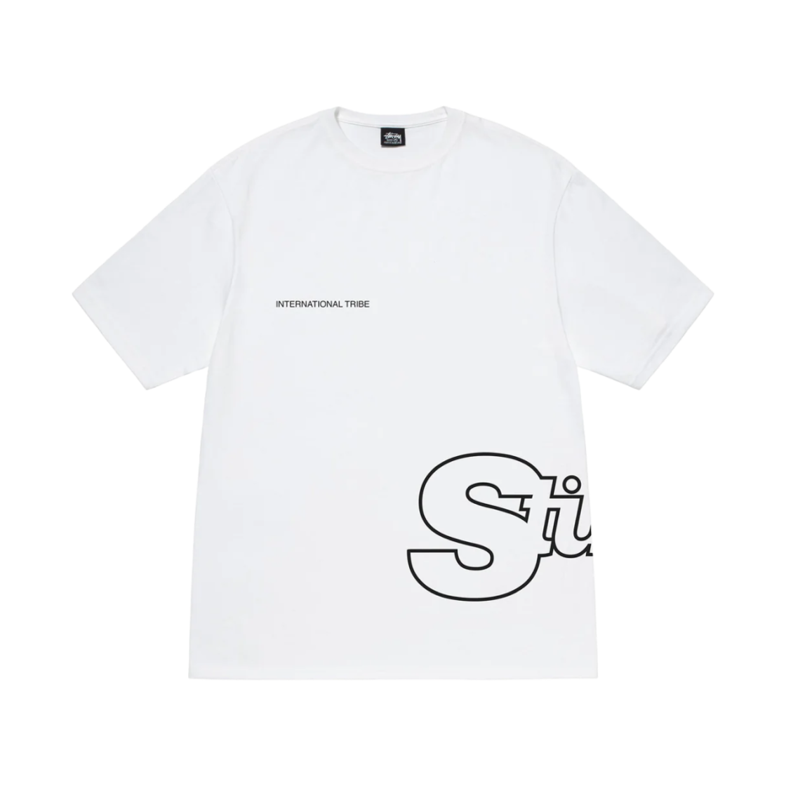스투시 인터네셔널 트라이브 티셔츠 화이트(Stussy International Tribe T-shirt White) - 1