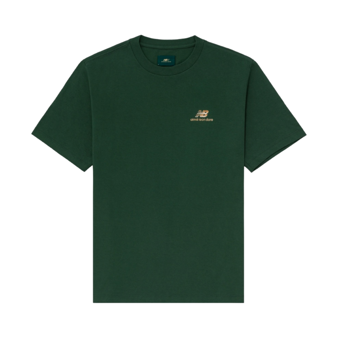 에메 레온 도르 x 뉴발란스 로고 티셔츠 그린(Aime Leon Dore x New Balance Logo T-Shirt Green) - 2