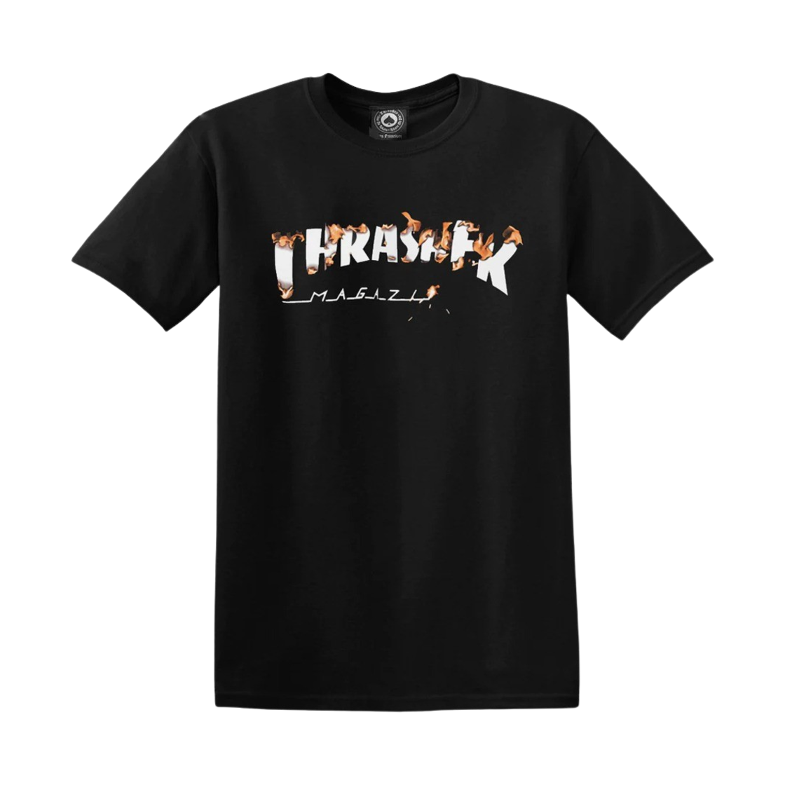 트레셔 인트로 버너 티셔츠 블랙(Thrasher Intro Burner T-Shirts Black) - 1