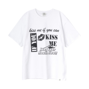 Thevinylhouse Kiss Me T-Shirt White