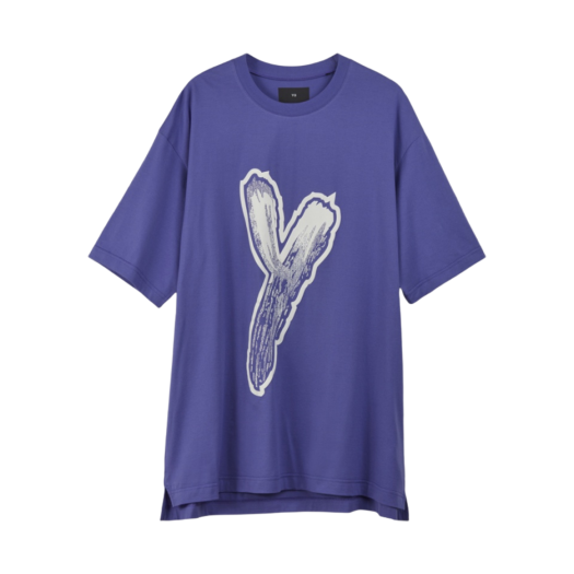 Y-3 Logo GFX T-Shirt Purple