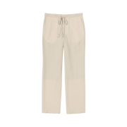 Auralee Airy Wool Viyella Easy Pants Ivory White