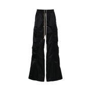 Rick Owens Drkshdw Double Cargo Jumbo Belas Pants Recycled Nylon Black
