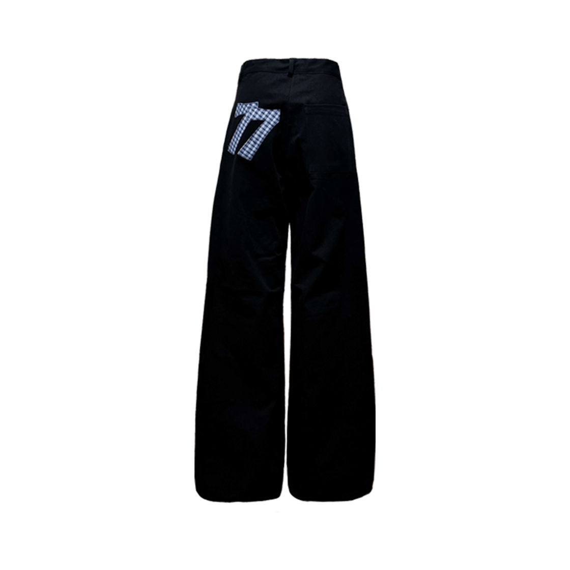 탄산마그네슘 77 아플리케 팬츠 블랙