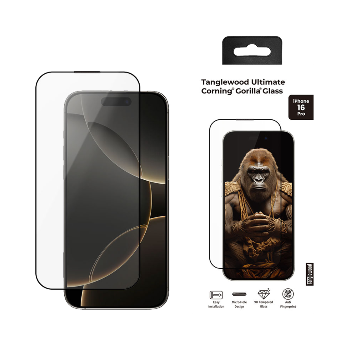 TW-SP09-I16P Tanglewood Ultimate Corning Gorilla Glass iPhone 16 Pro