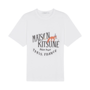 Maison Kitsune Oly Palais Royal Cookie Classic T-Shirt White