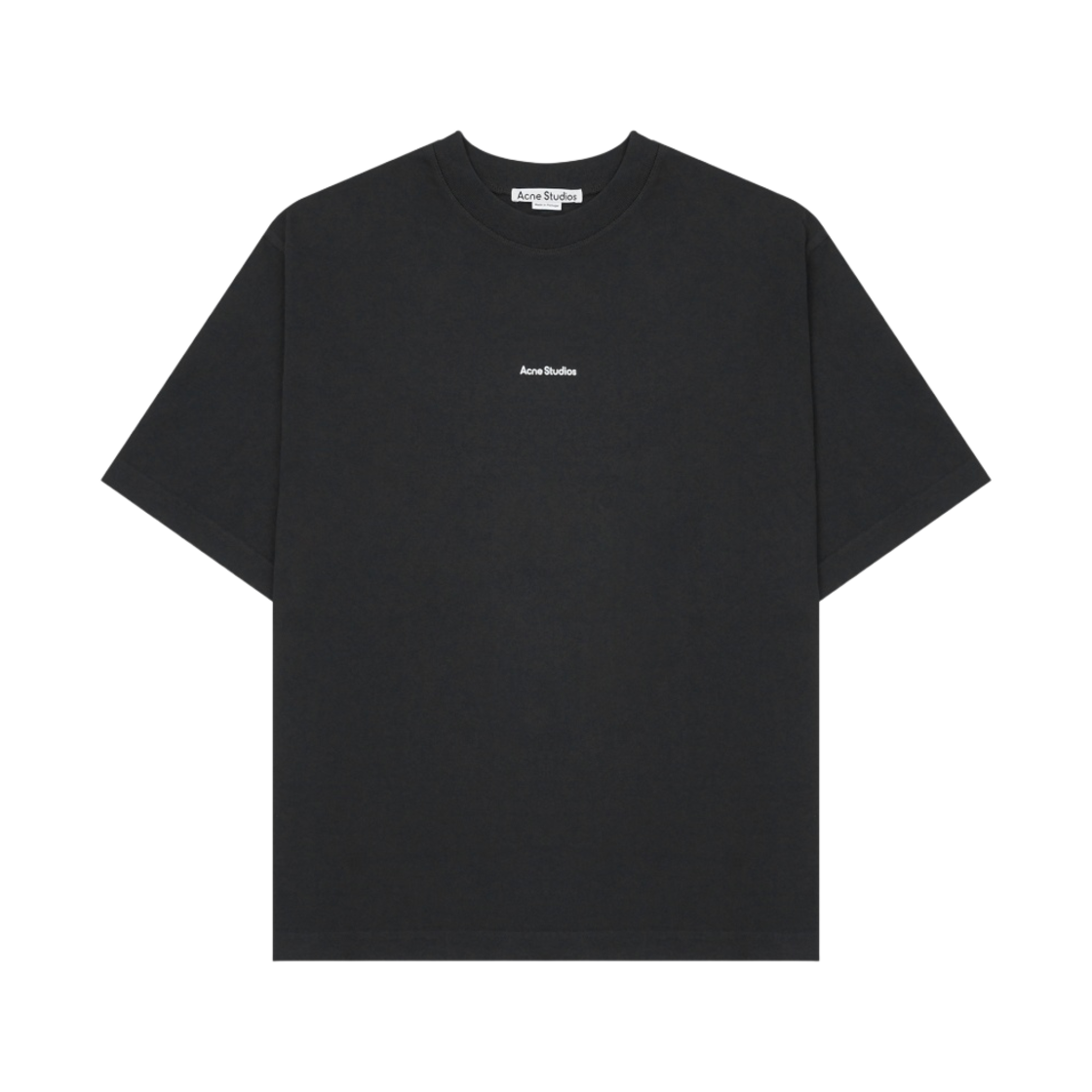 아크네 스튜디오 로고 티셔츠 블랙 - 22SS(Acne Studios Logo T-Shirt Black - 22SS)