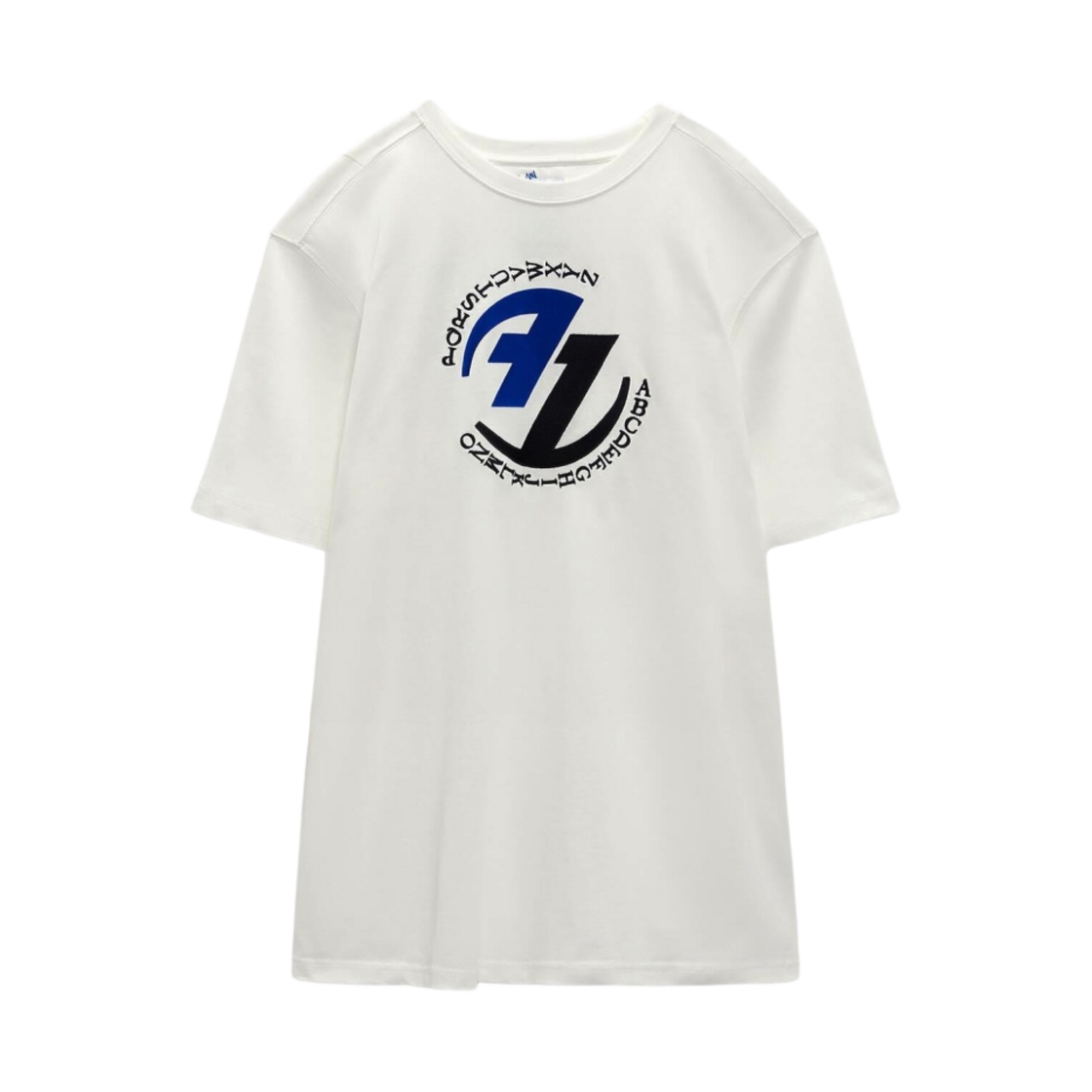 자라 x 아더에러 그래픽 티셔츠 스크래치 화이트(Zara x Ader Error Graphic T-Shirt White)