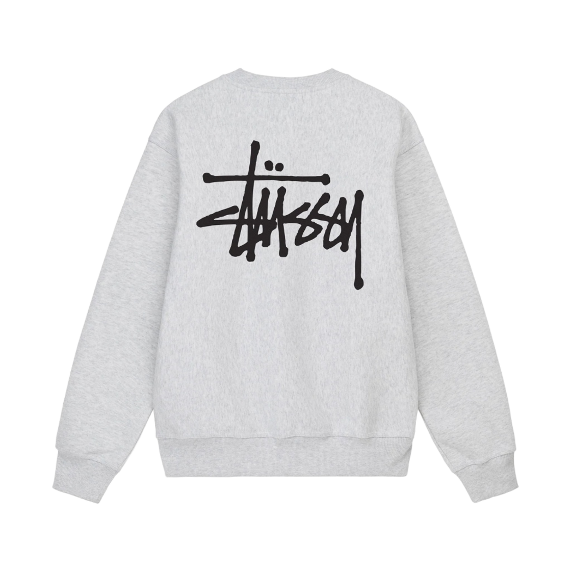 스투시 베이직 스투시 크루넥 애쉬 헤더 2023