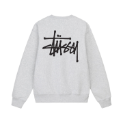 Stussy Basic Stussy Crew Ash Heather 2023