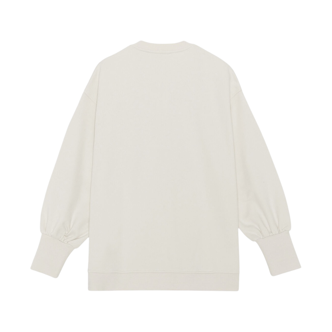 (W) 가니 풀오버 스웨트셔츠 에그렛((W) Ganni Pullover Sweatshirt Egret) - 2