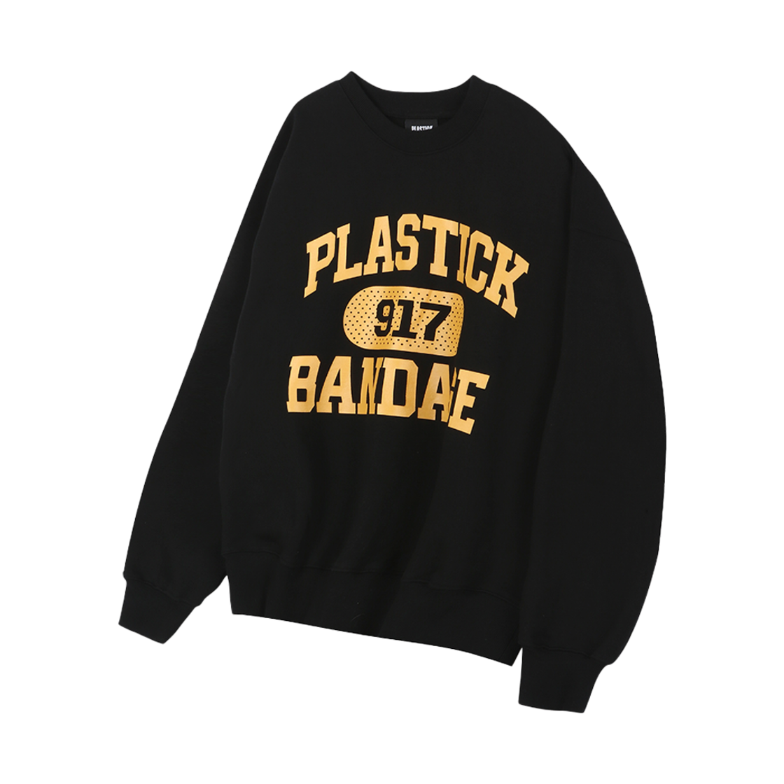 PVCB Plastick Bandage PB Varsity Crew Neck Black