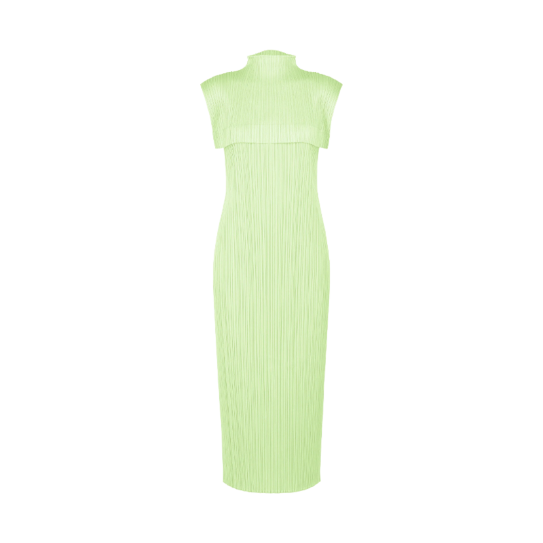 (W) 플리츠 플리즈 이세이 미야케 MC 준 드레스 화이트 그린((W) Pleats Please Issey Miyake MC June Dress White Green) - 1