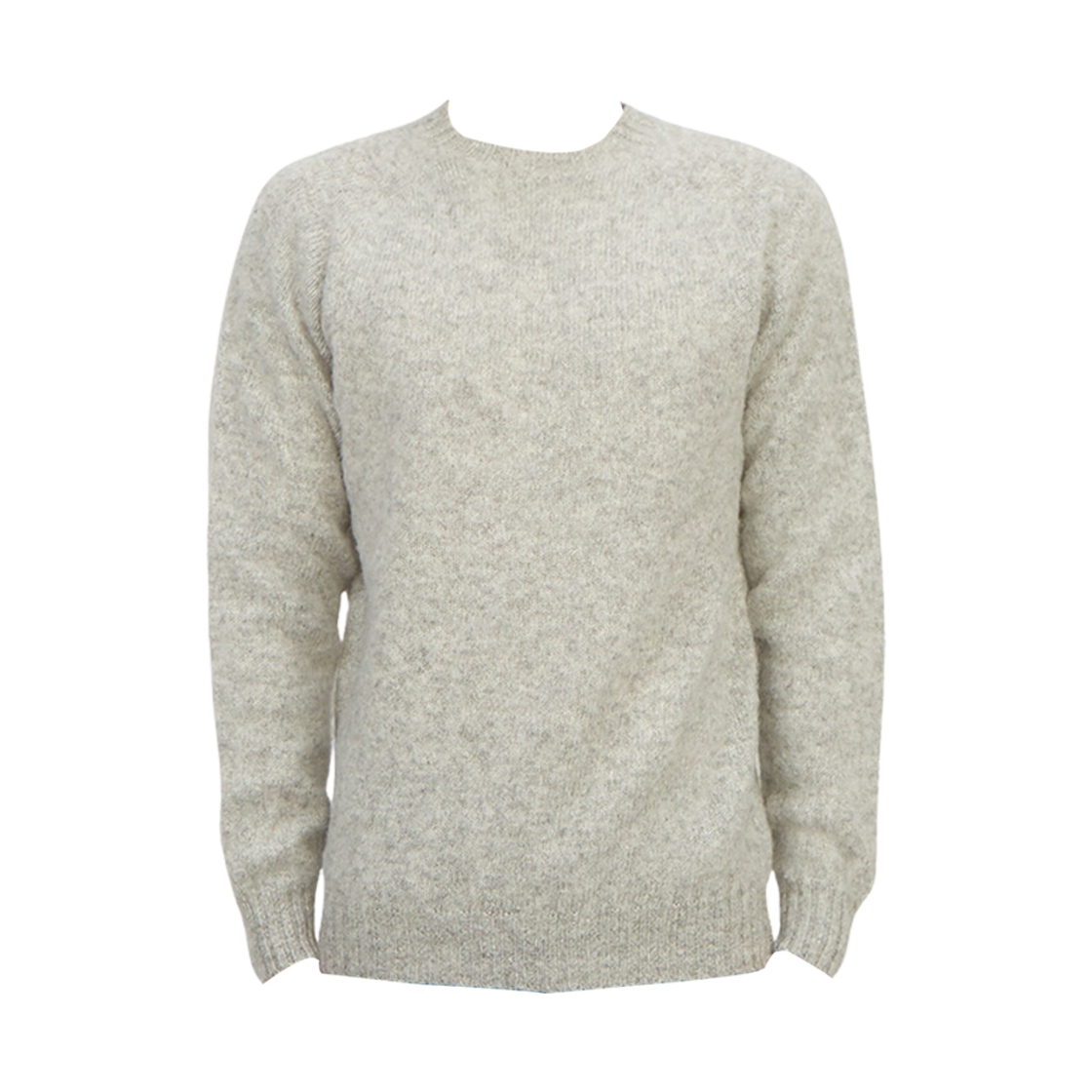 할리 오브 스코틀랜드 쉐기 독 크루넥 스웨터 실버(Harley of Scotland Shaggy Dog Crewneck Sweater Silver) - 1