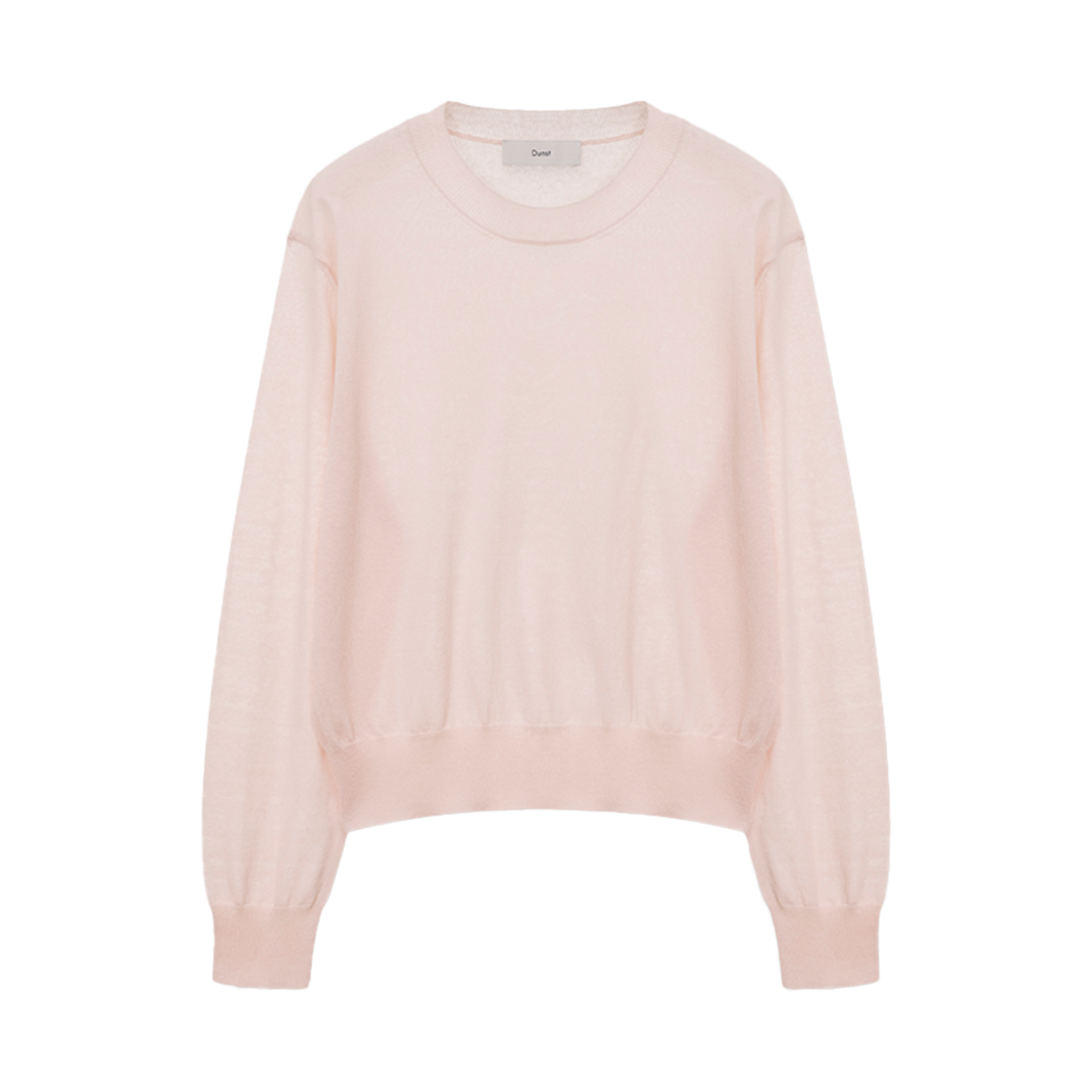 던스트 유니섹스 시어 크루넥 스웨터 소프트 핑크