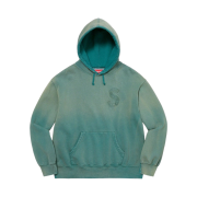 Supreme Overdyed S Logo Hooded Sweatshirt Teal - 23SS