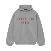 Essentials Fleece State Hoodie Dark Heather - 24FW