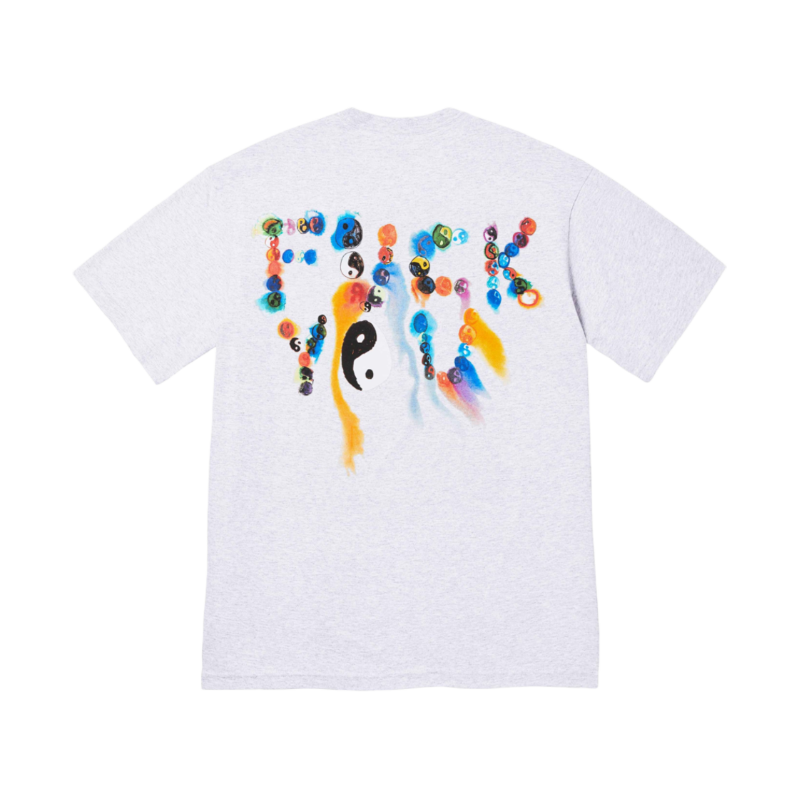 슈프림 음양 티셔츠 애쉬 그레이 - 23FW