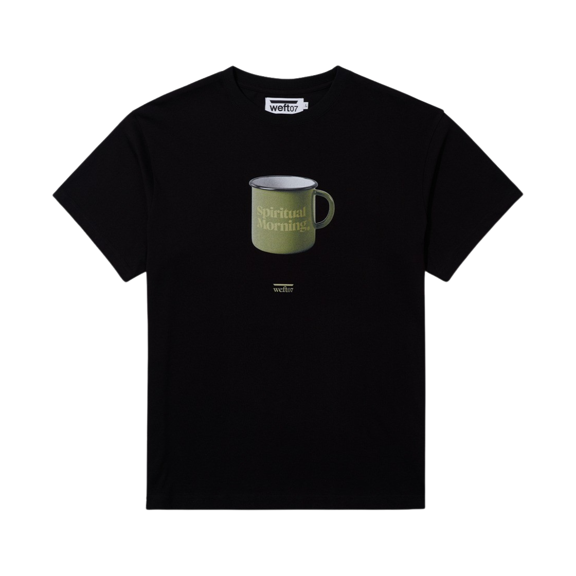 웨프트07 머그 티셔츠 블랙(Weft07 Mug T-Shirt Black)