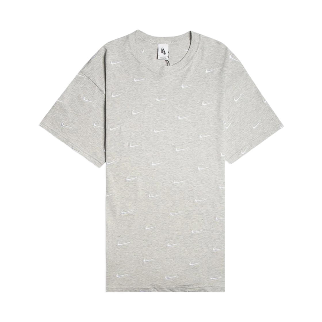 나이키 NRG 스우시 로고 티셔츠 그레이 헤더