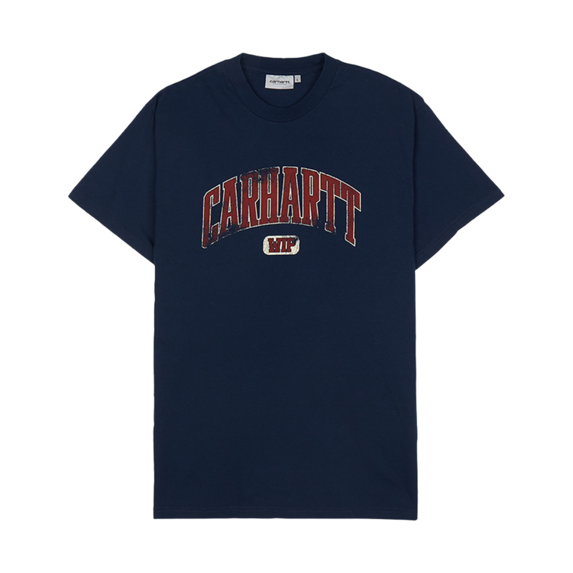 I034766-E7-4G Carhartt Wip Lecture S/S T-Shirt Navy