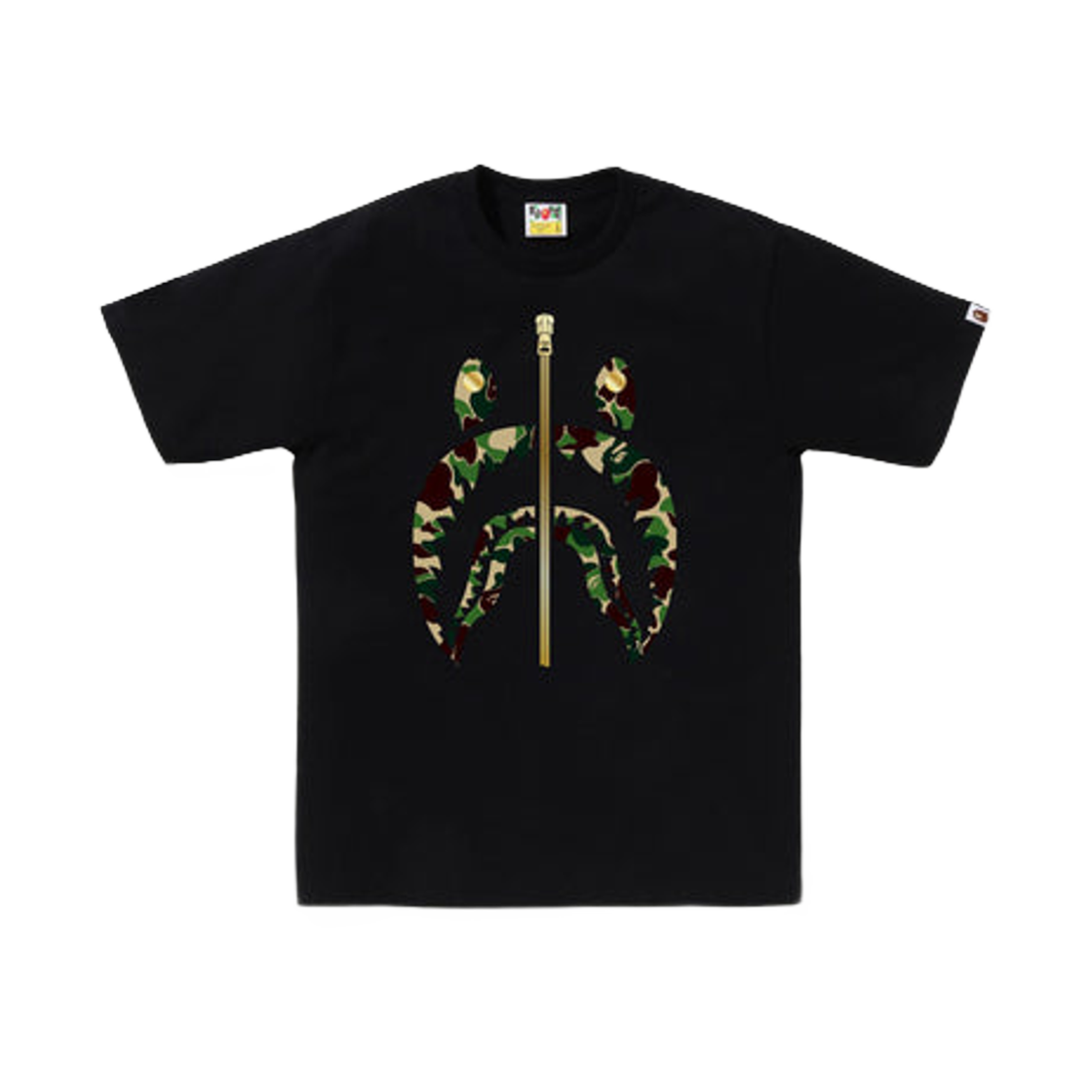 - BAPE ABC Camo Shark T-Shirt Black Green