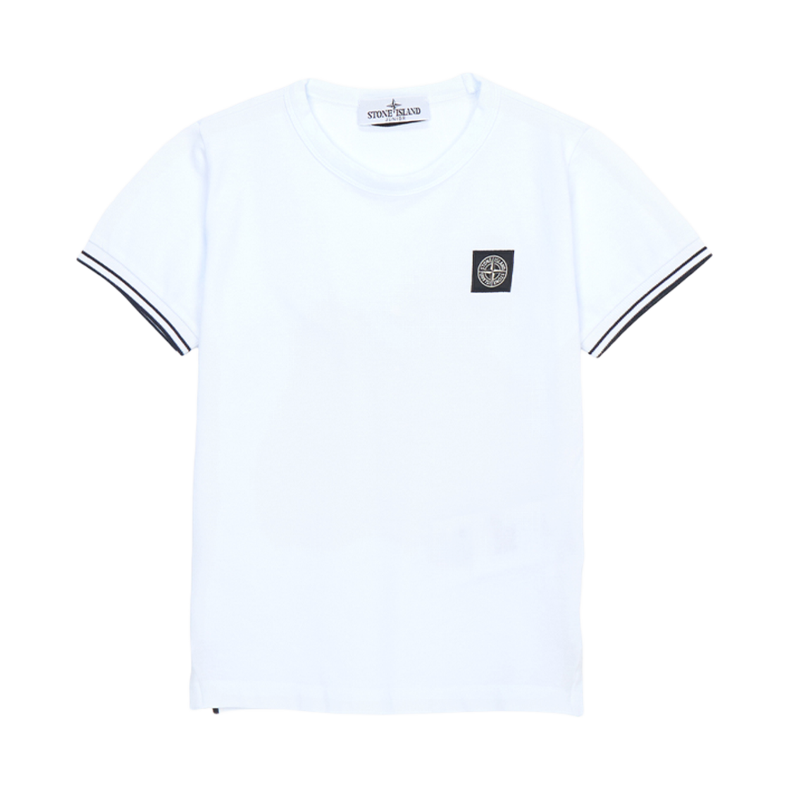 K1S1621000-01S0018-V1001 (Kids) Stone Island 2100001 Short Sleeve T-Shirt White - 25SS
