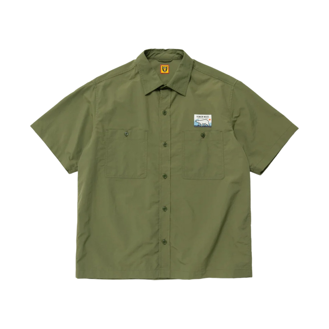 휴먼 메이드 캠핑 숏슬리브 셔츠 올리브 드랩(Human Made Camping S/S Shirt Olive Drab) - 2