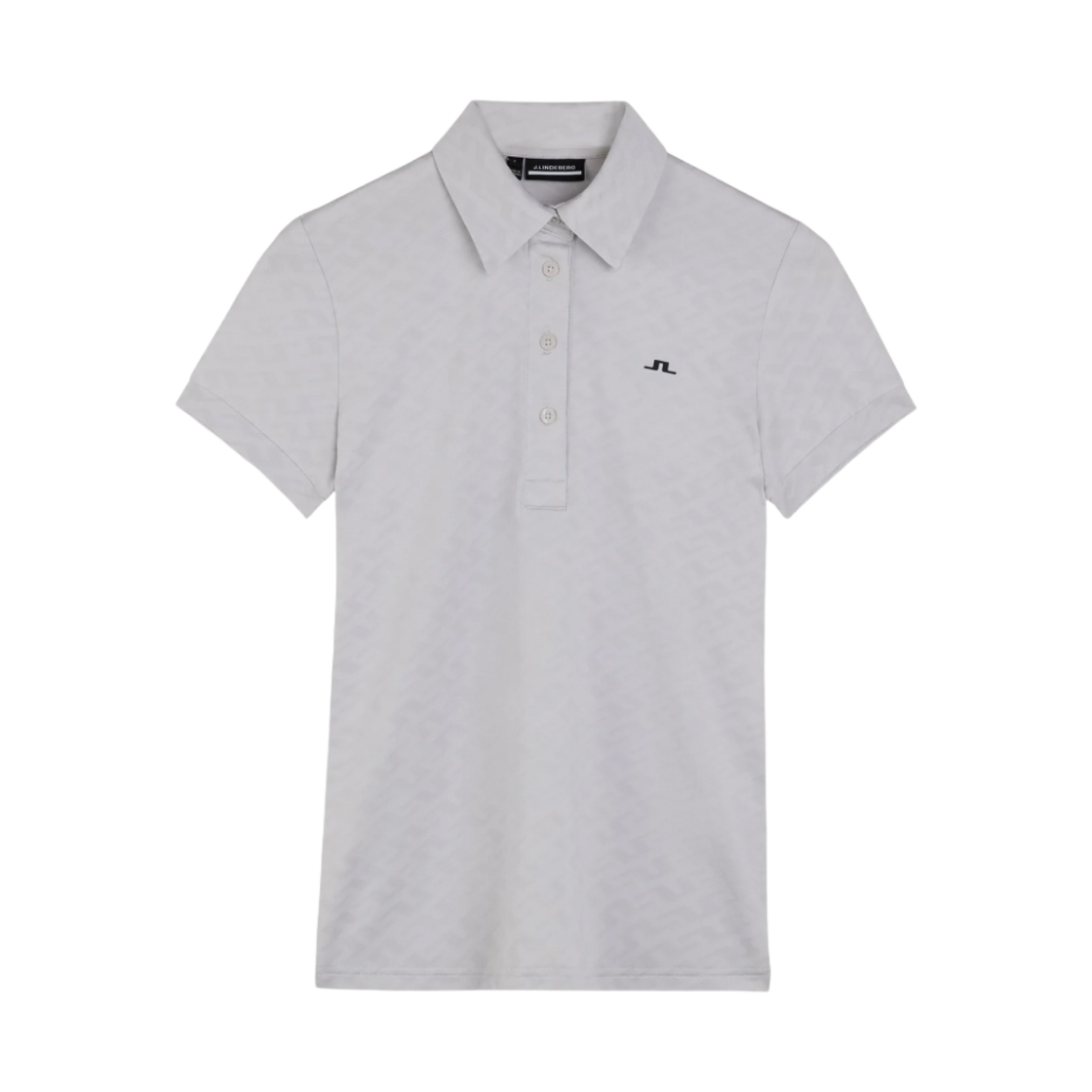 GWJT07569-U053 (W) J.Lindeberg Alaya Jacquard Polo Light Grey
