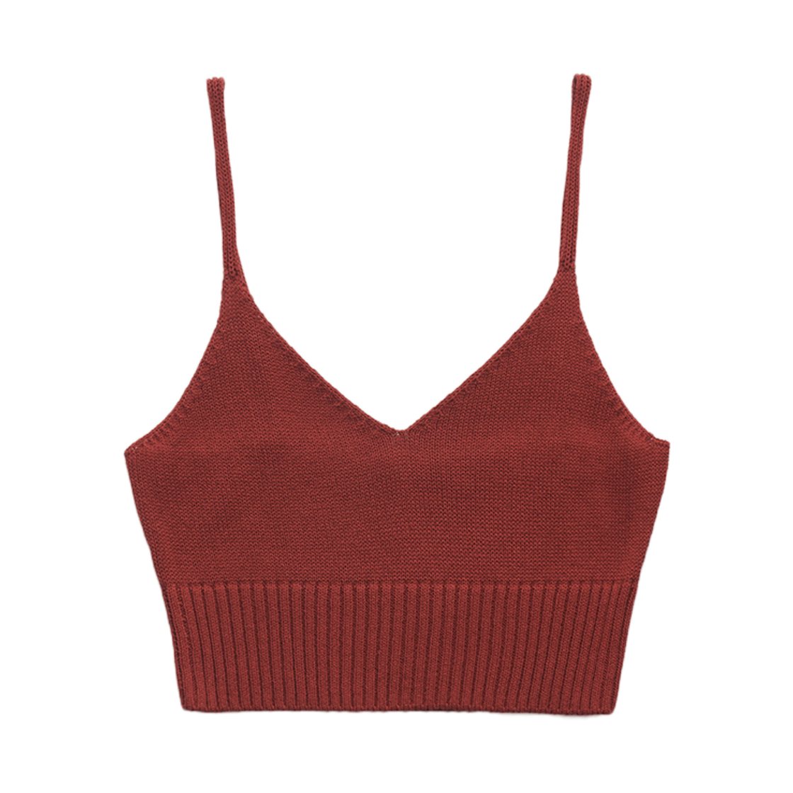 FV25B_KN01TM000 FARVEN Tate Linen Bustier Tomato