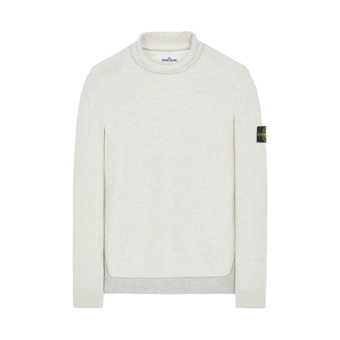 스톤 아일랜드 527C7 램스울 모크넥 니트 라이트 그레이 - 22FW(Stone Island 527C7 Lambswool Mockneck Knit Light Grey - 22FW) - 1