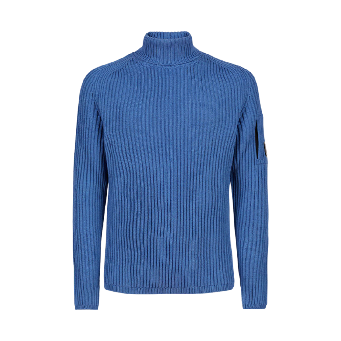 C.P. 컴퍼니 리울 터틀넥 니트 리비에라 블루 - 23FW(C.P. Company Re-Wool Turtleneck Knit Riviera Blue - 23FW) - 1