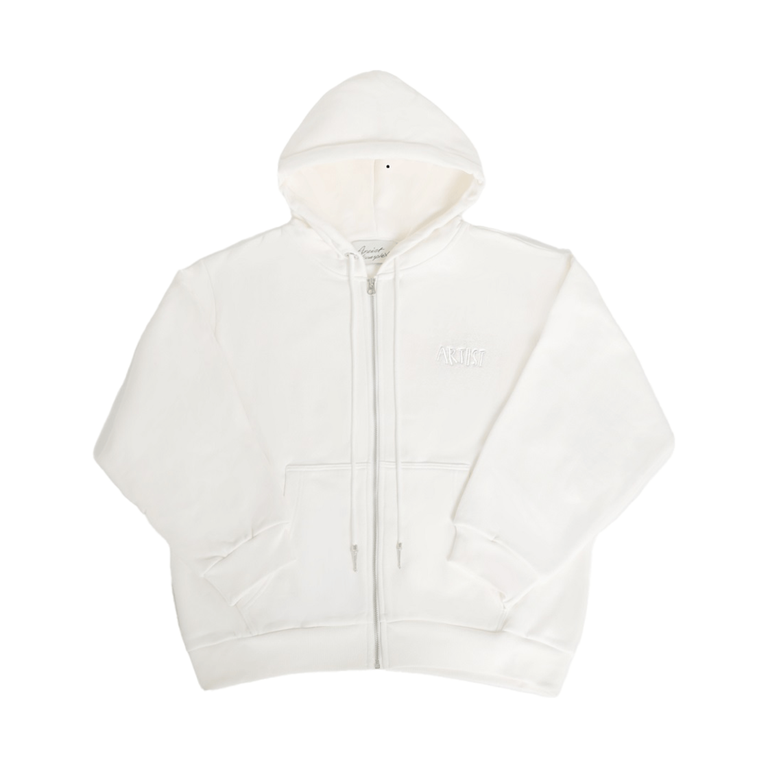 CU24XHD01-WH Artist Komplex Artist Metal Tip Hoodie White