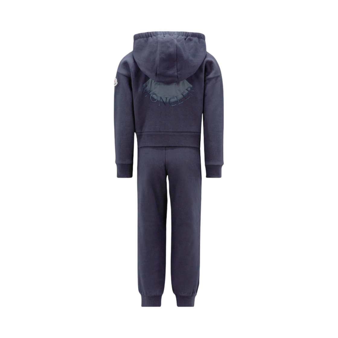 (키즈) 몽클레르 로고 스웨트수트 세트 네이비 블루 - 23FW((Kids) Moncler Logo Sweatsuit Set Navy Blue - 23FW) - 2