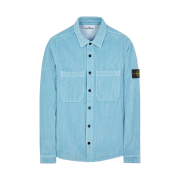 Stone Island 11311 11 Corduroy 400 TC Overshirt Sky Blue - 23FW