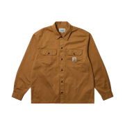 Palace x Carhartt WIP Longsleeve Master Shirt Hamilton Brown - 23FW