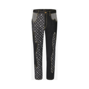 Louis Vuitton x Nigo Monogram Crazy Denim Pants Black