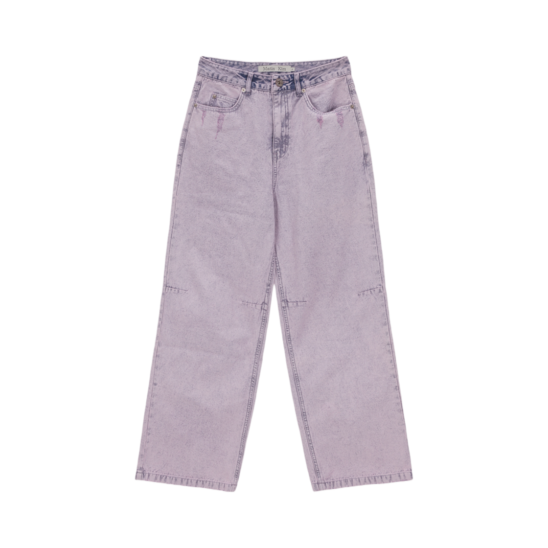 MK2434DN014M (W) Matin Kim Color Washed Denim Pants Pink