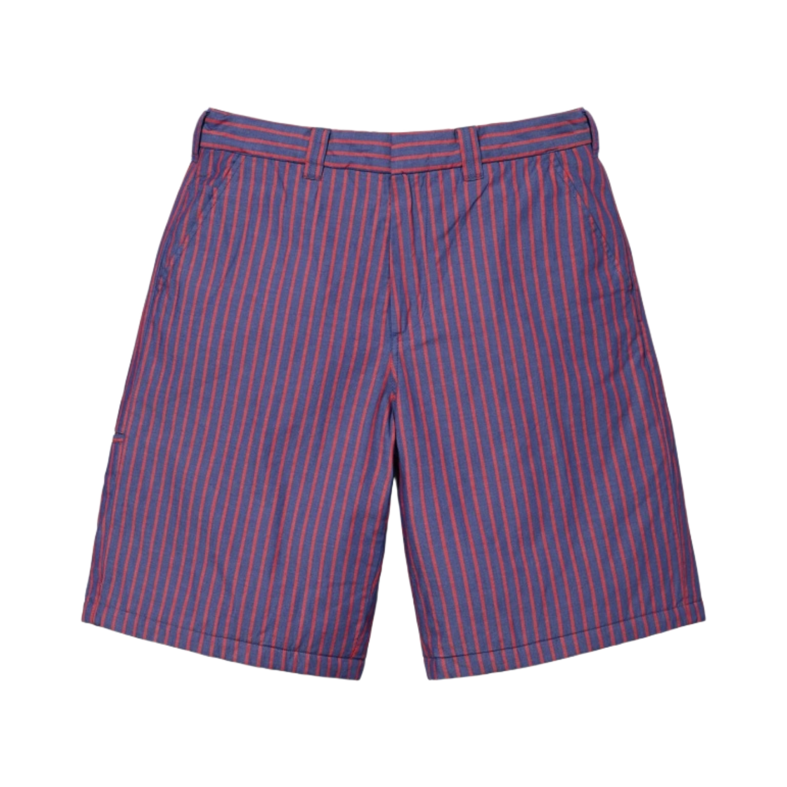 슈프림 x MM6 메종 마르지엘라 패디드 쇼츠 스트라이프 - 24SS