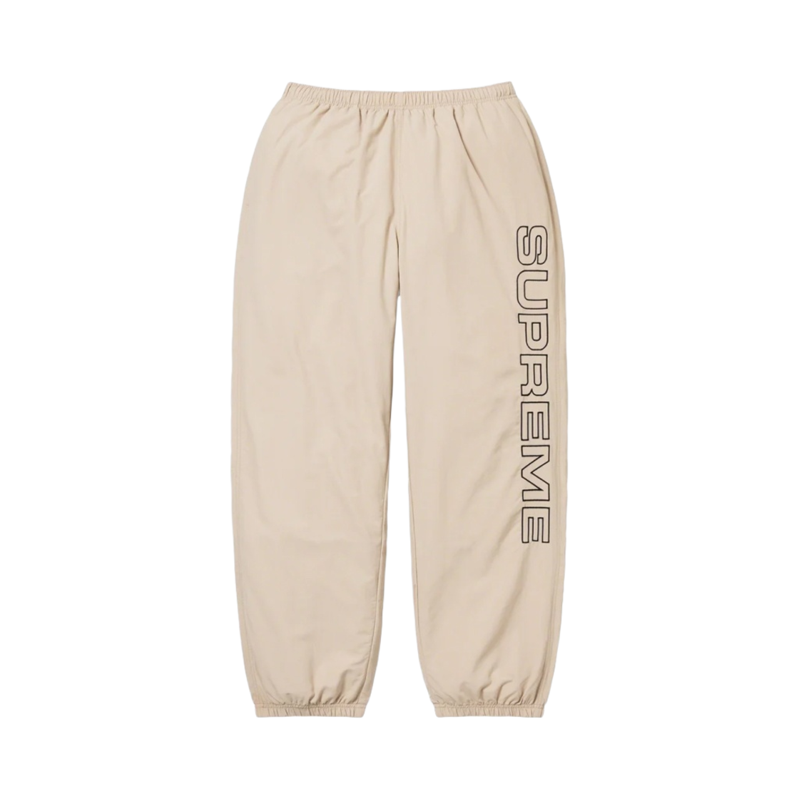 슈프림 스펠아웃 자수 트랙 팬츠 샌드 - 23FW(Supreme Spellout Embroidered Track Pants Sand - 23FW) - 1